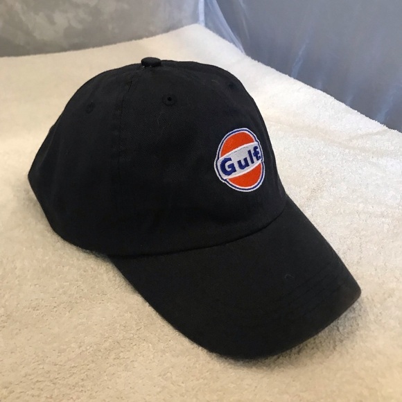 Paramount Apparel Gulf Oil Adjustable Navy Blue Cap - Picture 4 of 13